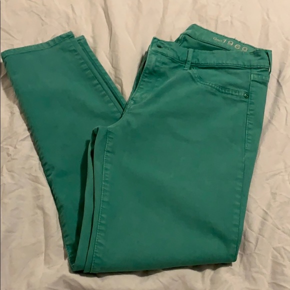 Green GAP skinnies - Picture 1 of 3